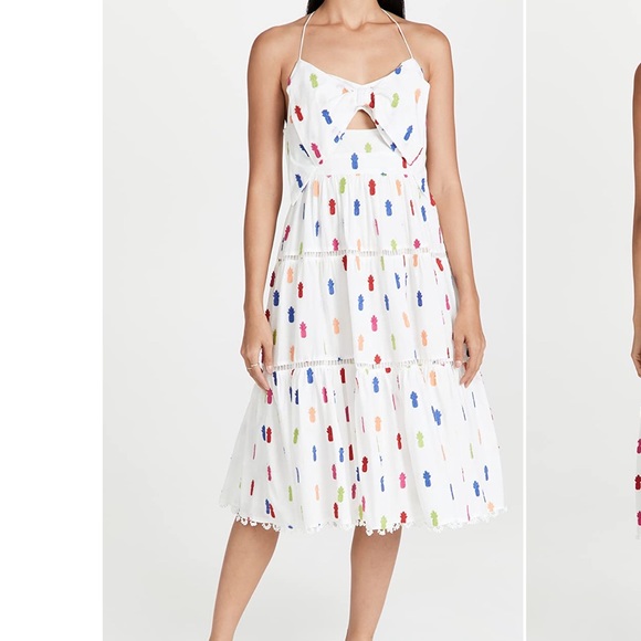 FARM Rio Dresses & Skirts - FARM RIO**Multicolor Pineapple Midi Dress***XS,S $389